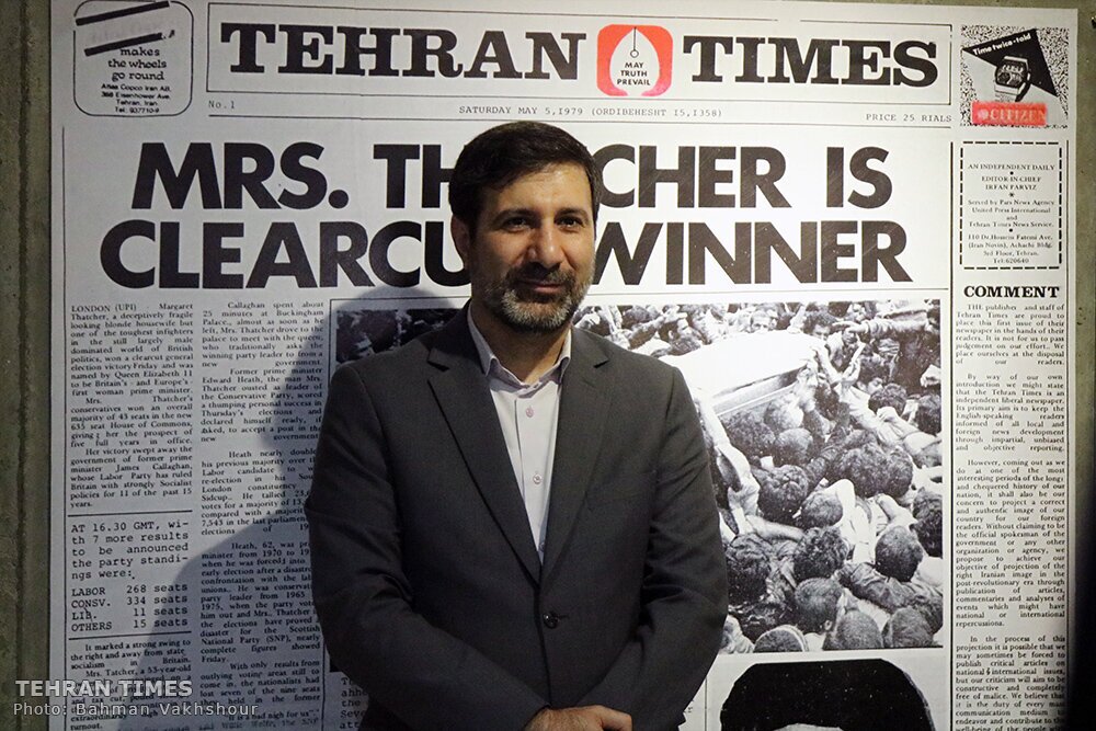 Constitutional Council spokesman visits Tehran Times anniversary exhibition Constitutional Council spokesman visits Tehran Times anniversary exhibition